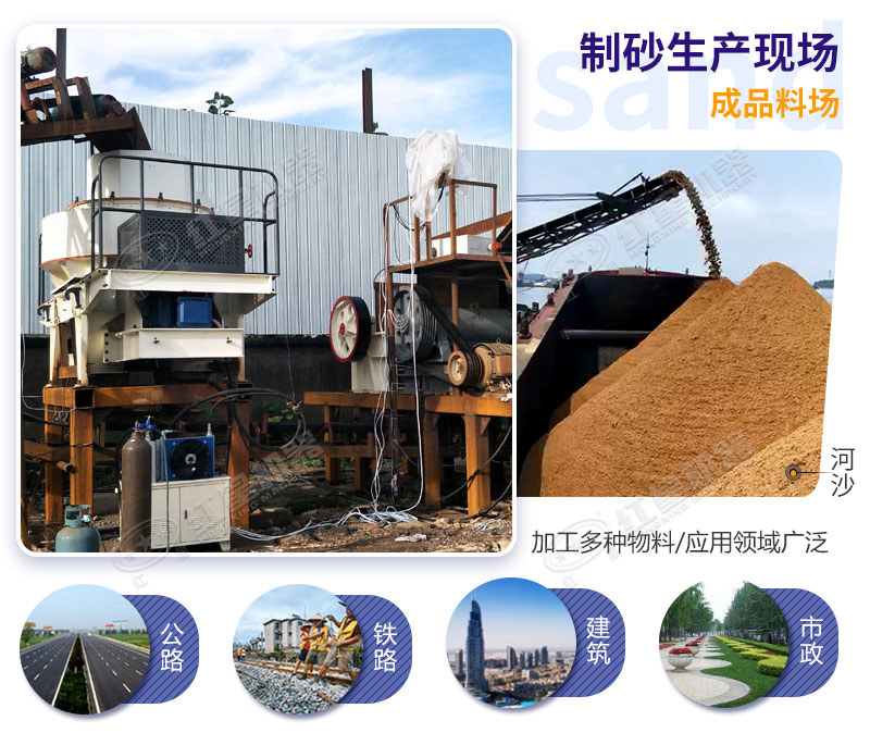 制砂生產(chǎn)線成品質(zhì)量高、效益高