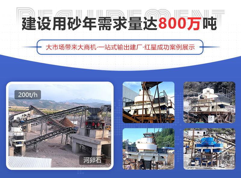 河卵石制砂项目成功案例，可提供参观现场